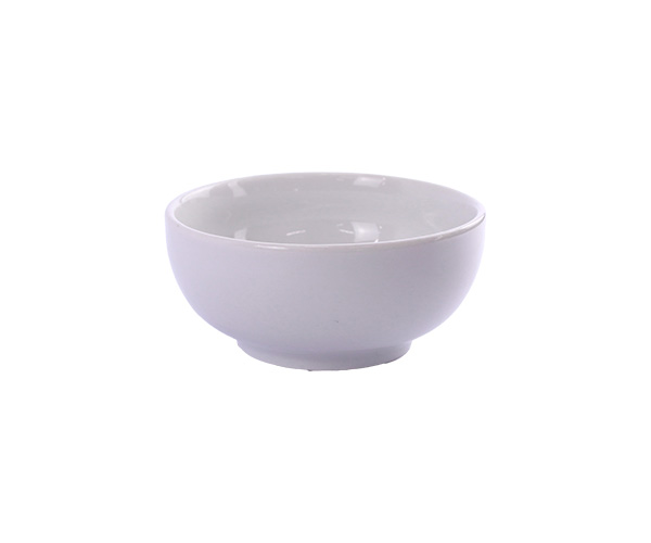 MINI TIGELA PORCELANA BRANCA LISA MEDIA