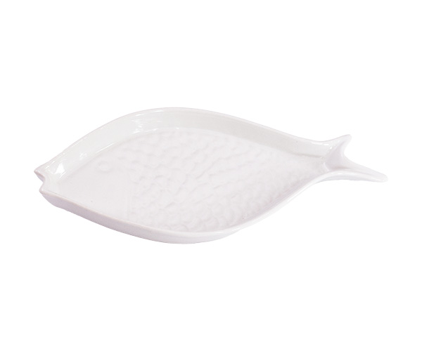 MINI PEIXE PORCELANA BRANCA GDE