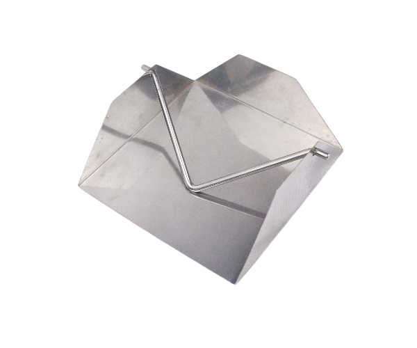 SUPORTE GUARDANAPEIRA INOX QUAD GDE LISO