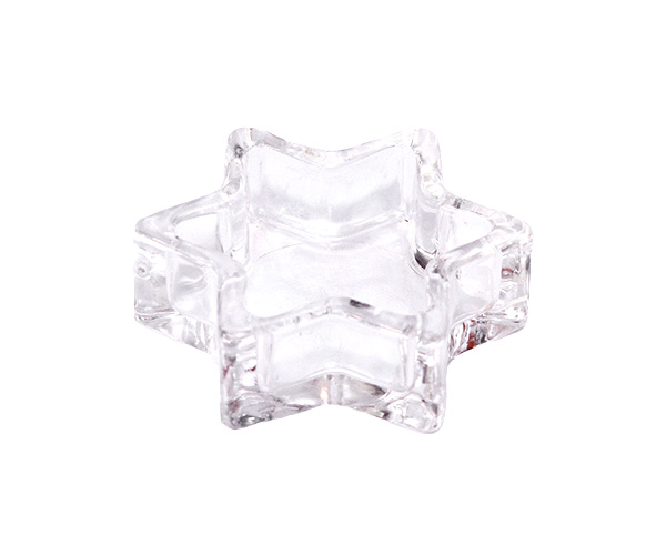 MINI ESTRELINHA VIDRO TRANSPARENTE PEQ