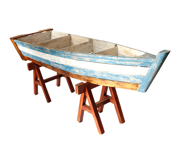 BARCO DECORATIVO C/ CAVALETE 2.00X0.55X.015M