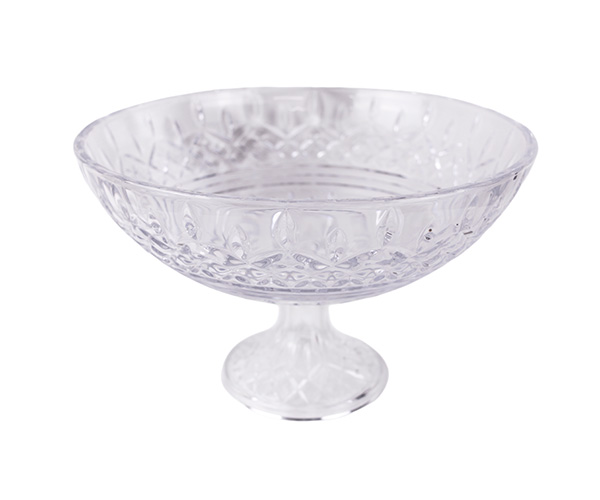 FRUTEIRA CRISTAL RED COM PE LYS 30X19CM