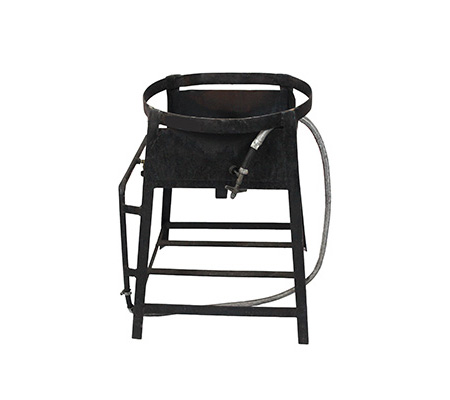 FOGAREIRO FERRO FUNDIDO RED MEDIO PRETO C/ACES