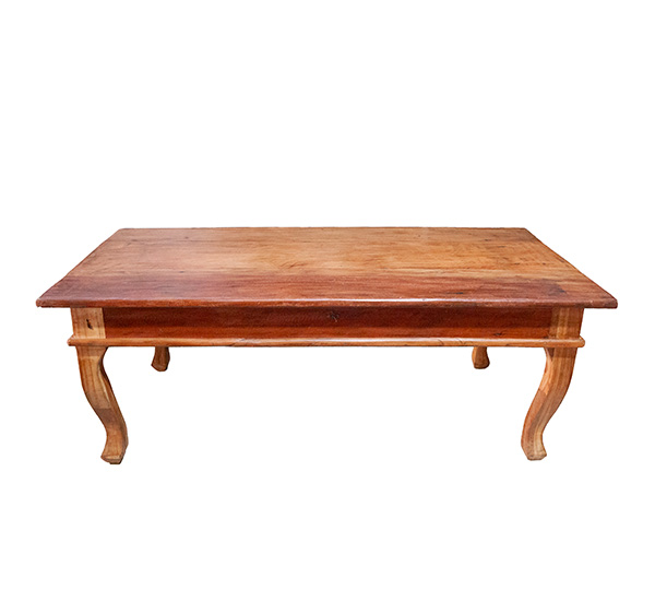 MESA CENTRO MADEIRA MEL RET GDE RUSTICA