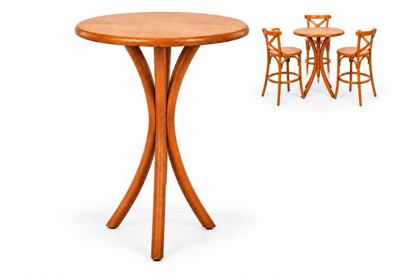MESA BISTRO MADEIRA PARIS 60X105CM