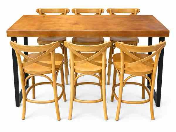 MESA BISTRO MADEIRA COMUNITARIA 1.70X60CM