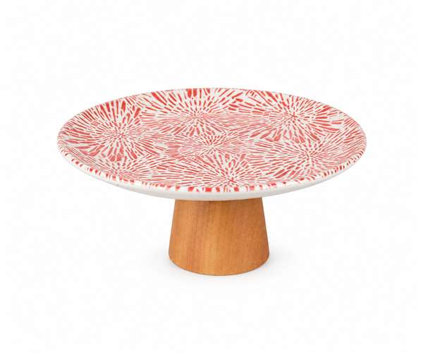 SUPORTE BOLEIRA CORAL FLOURISH 20CM