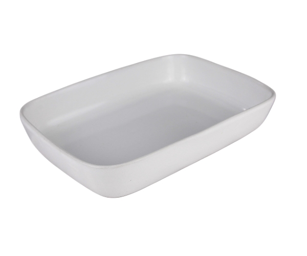TRAVESSA PORCELANA RET 30X19CM REFRATARIA