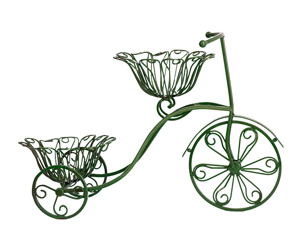 BICICLETA FERRO ARTESANAL MEDIO 2 CESTOS