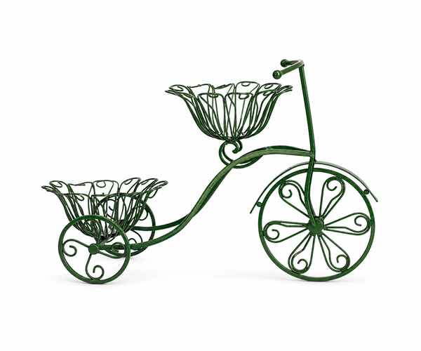 BICICLETA FERRO ARTESANAL MEDIO 2 CESTOS