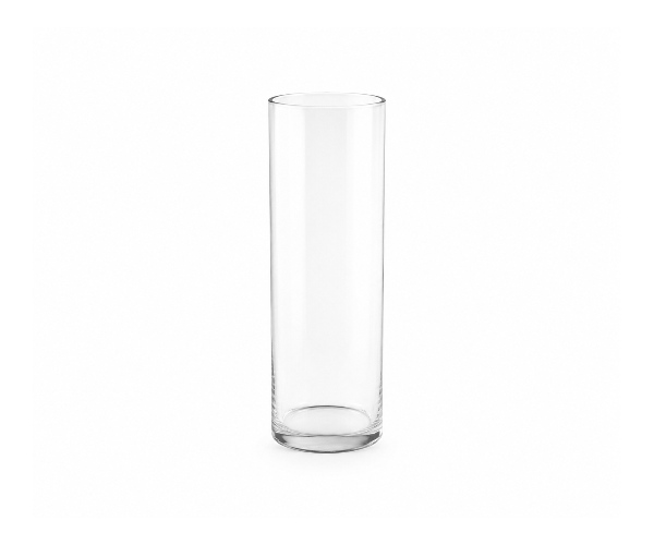 VASO VIDRO FINO TUBO D=12 A=33 CM