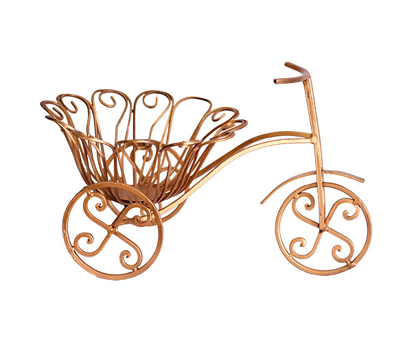 BICICLETA FERRO ARTESANAL PEQ 1 CESTO
