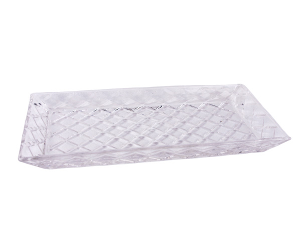 TRAVESSA RET ECO CRYSTAL 27X14X3CM