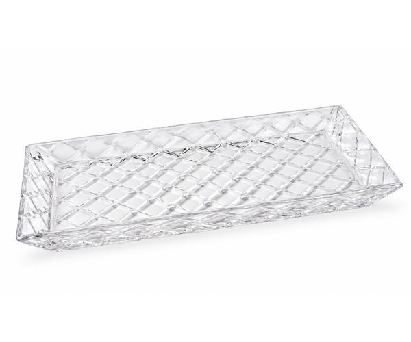TRAVESSA RET ECO CRYSTAL 27X14X3CM