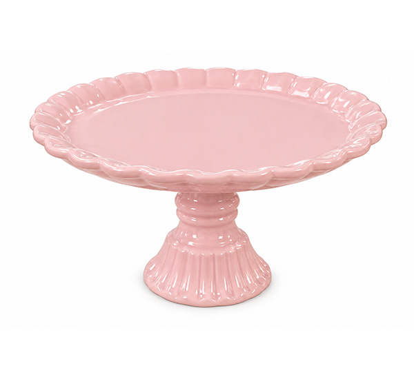 SUPORTE PORCELANA RED ROSA BEBE ALTO RED D=28
