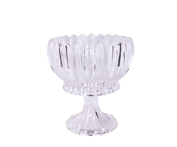 FRUTEIRA CRISTAL RED GOMOS C/PE PEQ D=15CM A=18CM