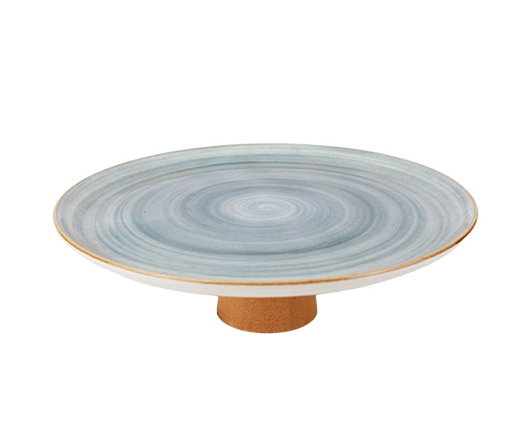 SUPORTE BOLEIRA AQUARELA CORONA 28CM