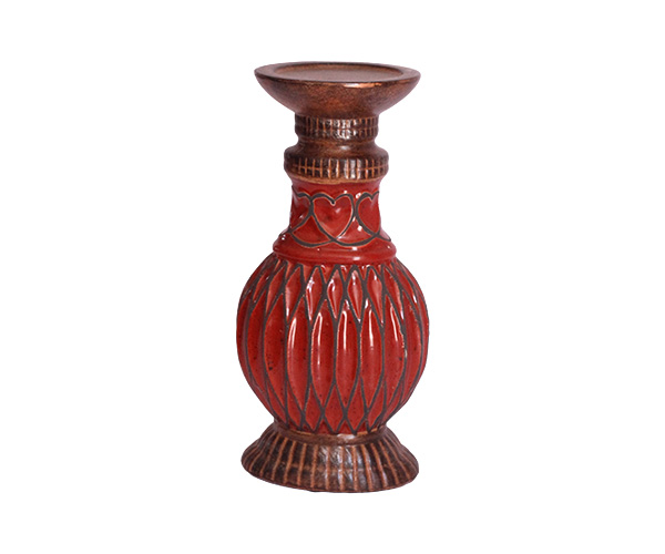 CASTICAL CERAMICA VERMELHO PATINADO GRANDE