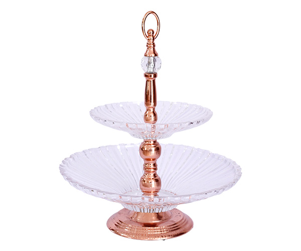FRUTEIRA COBRE VIDRO 2 AND 37 CM