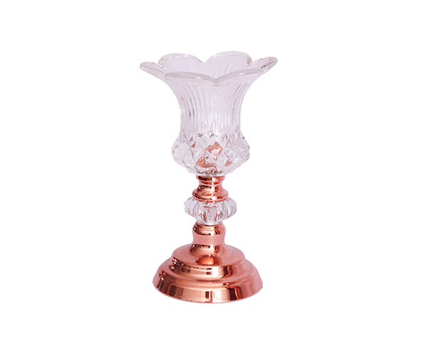 CASTICAL COBRE VIDRO A=26CM D=15CM