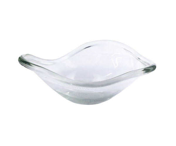 SALADEIRA VIDRO GROSSO ONDULADA