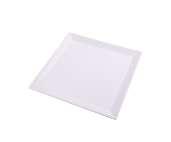 TRAVESSA PORCELANA BRANCA QUADRADA 30X30