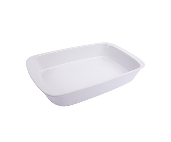 TRAVESSA PORCELANA BCA RET 34X21CM MED REFRAT