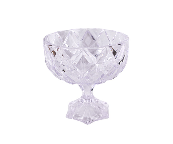 FRUTEIRA CRISTAL RED DELLE MED D=18CM A=18CM