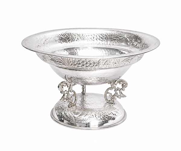 CHAMPANHEIRA PRATA MESA BORDADA GDE 46X28