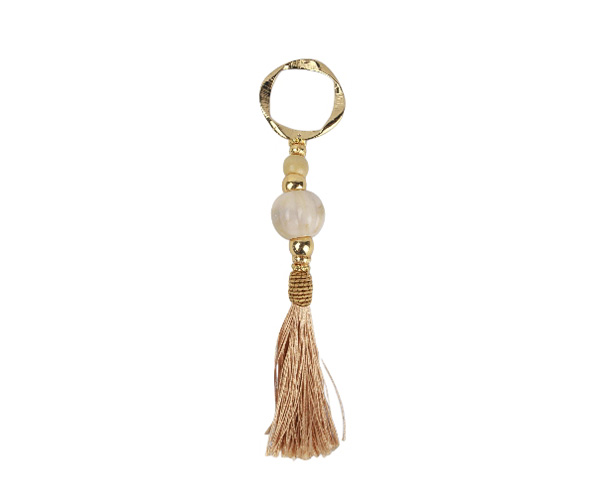 PORTA GUARDANAPO DOURADO C/ NUDE - 30 UND