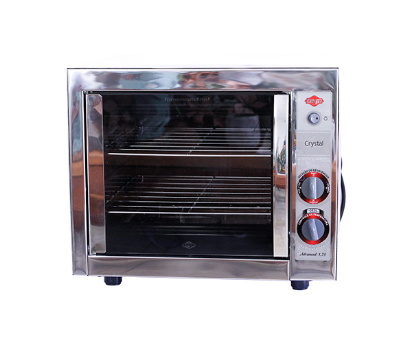 FORNO ELETRICO 220V - 2 GRADES - PORTA DE VIDRO