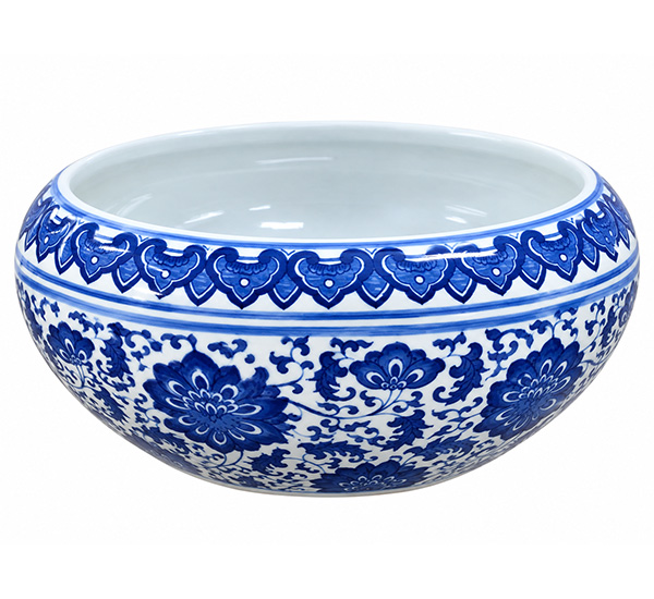 VASO PORCELANA BRANCA C/PE CALICE